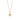 Rustic Cross - Necklace - GOLD VERMEIL