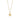 Rustic Cross - Necklace - GOLD VERMEIL